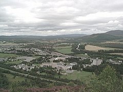 Veduta di Aviemore da Craigellachie