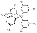 The non-coordinating tetrakis(3,5-bis(trifluoromethyl)phenyl)borate ion, B※4−