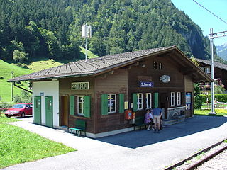 <span class="mw-page-title-main">Schwendi bei Grindelwald railway station</span>