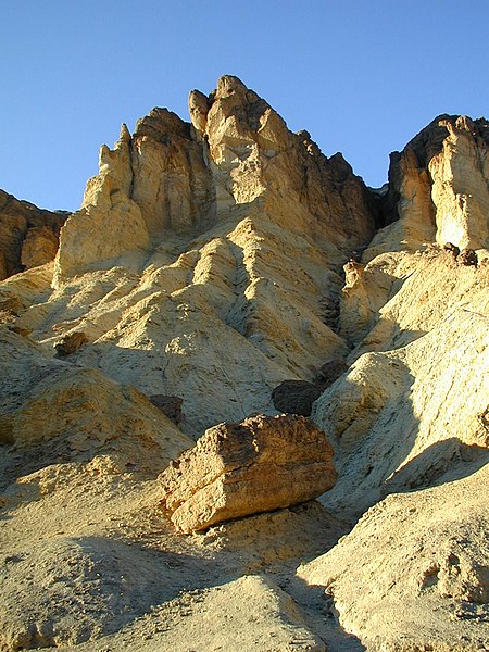 File:Badland feature, Zabriskie Point.jpg