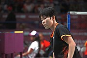 Deutsch: Badminton bei den Olympischen Jugendspielen 2018; Tag 4, 10. Oktober 2018; Viertelfinale Mädchen: Vu Thi Anh Thu (Vietnam) - Goh Jin Wei (Malaysia) 12-21, 9-21 26′ English: Badminton at the 2018 Summer Youth Olympics at 10 October 2018 – Girls Quarterfinal: Vu Thi Anh Thu (Vietnam) vs Goh Jin Wei (Malaysia) 12-21, 9-21 26′