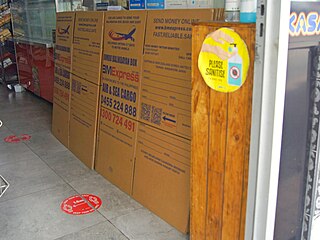 <span class="mw-page-title-main">Balikbayan box</span> Box containing items sent home by overseas Filipinos