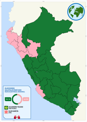 Candidato más votado por departamento (izquierda) y por provincia (derecha).