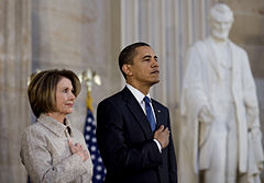 バラク・オバマ大統領と（2009年2月12日）