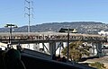 Footbridge to BART Coliseum Station