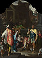 „Karalių pagarbinimas“ (XVI a. pb., Londono nacionalinė galerija)