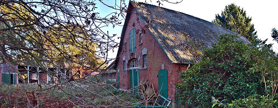 Derelict farmyard in Munderloh village, Germany.