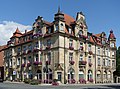 * Nomination Sandstone art deco building in Bayreuth (1903). --Chianti 22:52, 1 August 2019 (UTC) * Promotion  Support Good quality. It'd be great to have full size, it looks downsized --Podzemnik 01:37, 2 August 2019 (UTC)