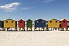 Ծովու լոգանքի տնակներ․ Muizenberg ծովափ, Cape Town Հարաւային Ափրիկէ