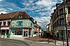 Rue Gui Patin and Rue Gambetta: view east into Rue du 27 Juin