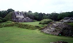 Sítio arqueológico de Altún Ha.