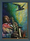 „The Bird“, Bild von Berthold Faust zu Ehren von Charlie Parker