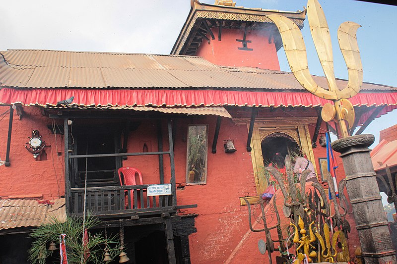 File:Bhairabnath temple with biggest trishul.jpg