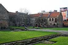 Site of the Black Friars' church: its stones were used to build the first pair of navigation lights at North Shields. Blackfriars, Newcastle upon Tyne (3202542030).jpg