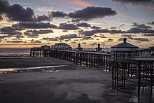 North Pier, with cast iron columns visible Blackpool North Pier 1.jpg