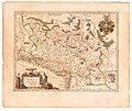 Mapa Slezska, 1645 (autorem jeho syn)