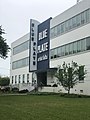 This is a photograph of the renovated Blue Plate Artist Lofts.