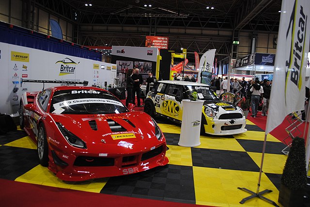 Britcar's Stand at the 2020 Autosport International show.