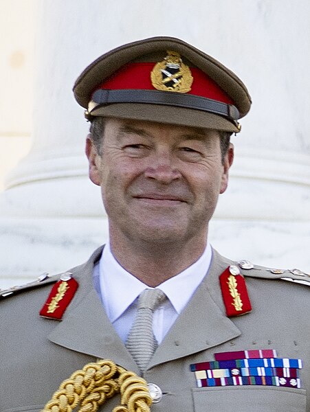 File:British General Patrick Sanders, Chief of the General Staff, participates in a ceremony at the Tomb of the Unknown Soldier on 11 March 2024 (cropped).jpg