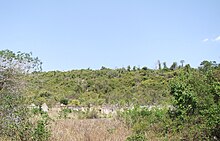 Former houses of German kaolinite miners Building ruins of former (German) mining activity at Pugu Hills, Tanzania.jpg