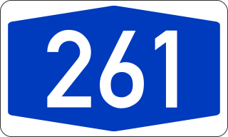 Bundesautobahn 261 federal motorway in Germany