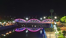Cầu Quan, Tây Ninh về đêm.