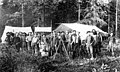 Camp of Northern Pacific Railroad engineers during the construction of the Stampede Tunnel, in the Cascade Mountains, Washington (INDOCC 436).jpg