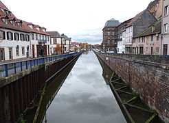 The Marne–Rhine Canal in Saverne.