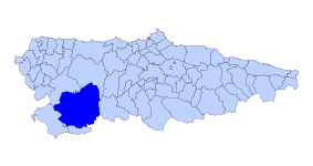 Cangas del Narcea Asturie map.svg
