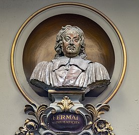 Buste de Pierre de Fermat.