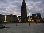 Piazza Roma på natten