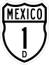 Federal Highway 1D shield