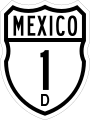 File:Carretera federal 1D.svg