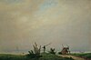 Caspar David Friedrich - Playa del mar con pescador (ca.1807) .jpg