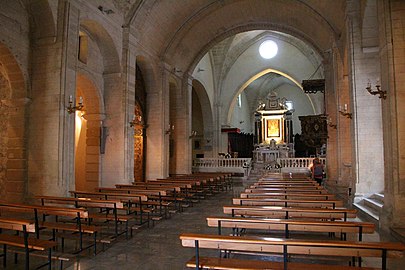 L"intérieur de la cathédrale.