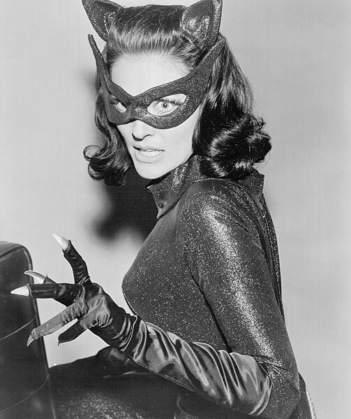 Meriwether as Catwoman in the film Batman (1966) replacing Julie Newmar, who originated the role in the television series.