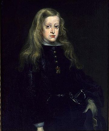 Charles as a child, c. 1673.