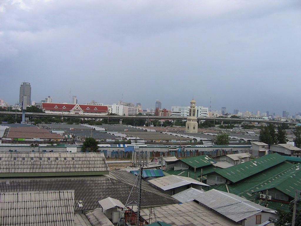 Chatuchak weekend market roofs