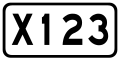 China County Road X123.svg