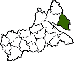 Čornobaj District - Harta