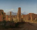 Christen Schjellerup Købke (Danish - The Forum at Pompeii with Vesuvius in the Background - Google Art Project.jpg