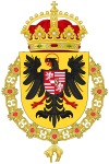 Coat of arms of Ferdinand III and Ferdinand IV as Kings of the Romans.svg