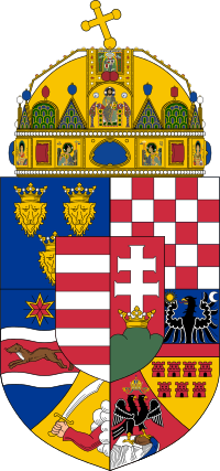 Coat of arms of the Lands of the Holy Hungarian Crown (1915-1918, 1919-1946).svg