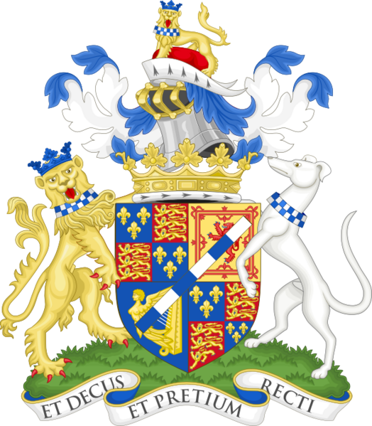 File:Coat of arms of the duke of Grafton.png