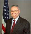 Colin Powell, militaire et homme politique d'origine jamaïcaine.