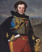 Coronel Auguste-Frederic-Bon-Amour, Marquês de Talhouët por Emile-Jean-Horace Vernet.jpg