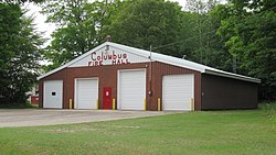 Columbus Fire Hall Columbus Township (Luce County, MI) fire department.jpg