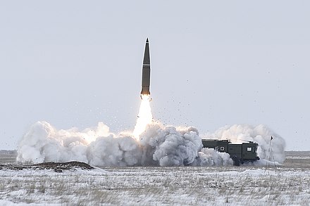 Combat launch of the Iskander-M in the Kapustin Yar proving ground