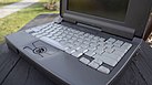 Compaq Contura 430C keyboard and trackball detail not in use.jpg