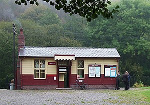 Consall Stasiun, Churnet Valley Railway, Staffordshire - geograph.org.inggris - 604484.jpg